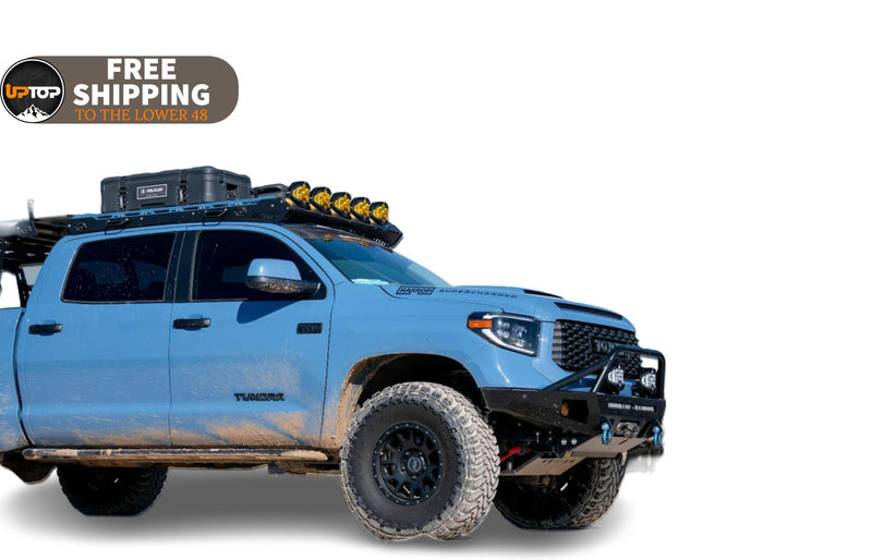 Load image into Gallery viewer, upTOP Overland | Alpha Tundra crewMAX Roof Rack (2007-2021)-Overland Roof Rack-upTOP Overland-upTOP Overland
