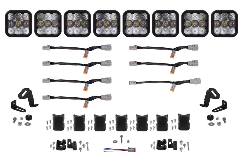Load image into Gallery viewer, Diode Dynamics | SS5 CrossLink 8-Pod LED Light Bar (one)-Lighting-Diode Dynamics-White Combo-upTOP Overland
