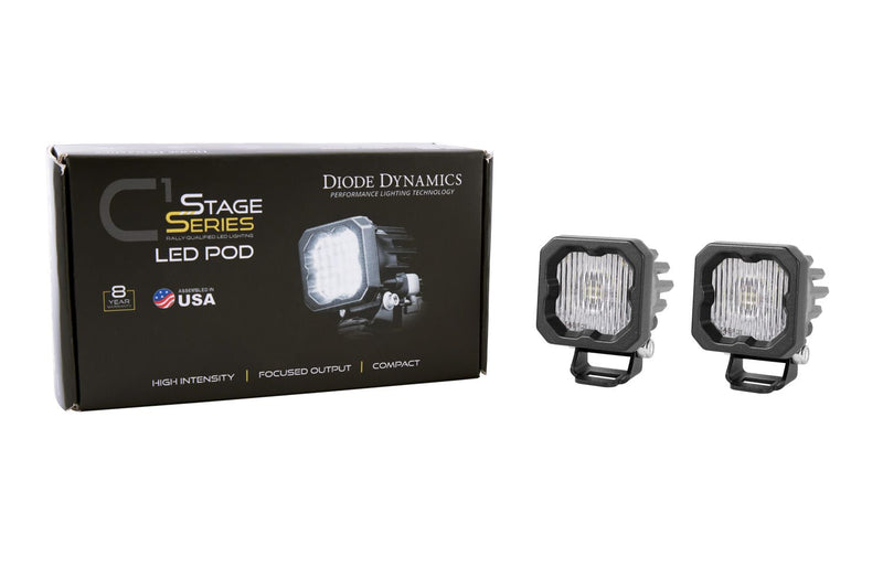 Load image into Gallery viewer, Diode Dynamics | Stage Series C1 White SAE Fog Standard LED Pod (pair)-Lighting-Diode Dynamics-upTOP Overland
