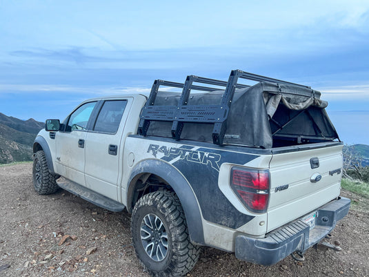 upTOP Overland | TRUSS Soft Top Compatible Bed Rack-Overland Bed Rack-upTOP Overland-Ford Raptor or F150 (F250+ Excluded)-upTOP Overland