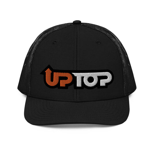 upTOP 10-4 Trucker Lid-Printful-Black-upTOP Overland